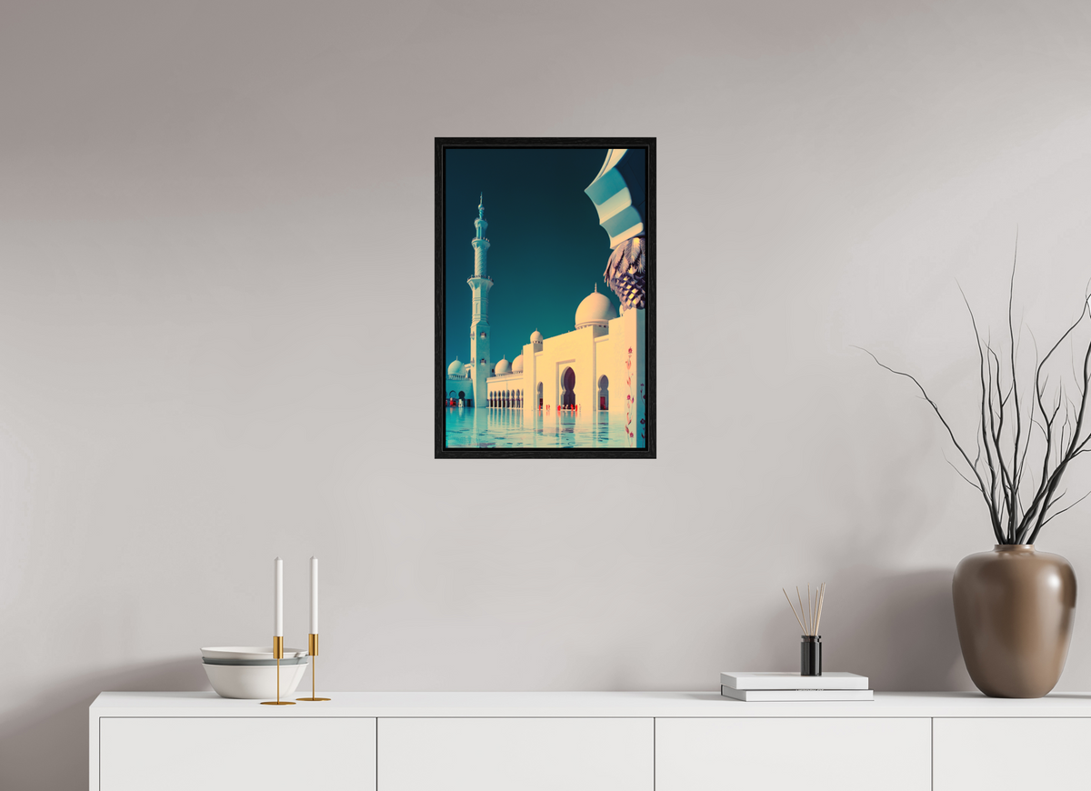 Sheikh Zayed Mosque, Abu Dhabi — Framed Stillness · Limited Edition