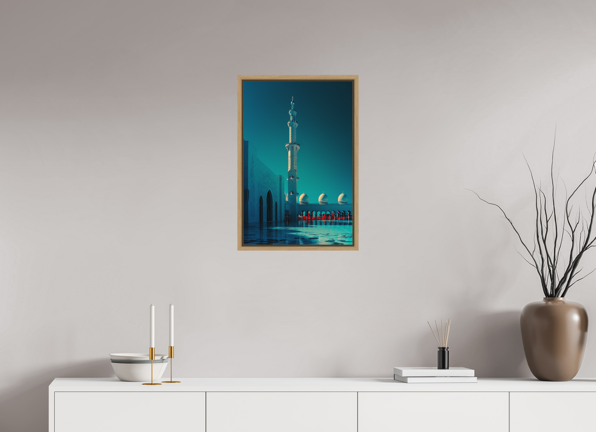 Sheikh Zayed Mosque, Abu Dhabi — Vertical Silence · Limited Edition