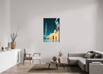 Sheikh Zayed Mosque, Abu Dhabi — Framed Stillness · Limited Edition