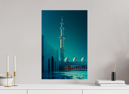 Sheikh Zayed Mosque, Abu Dhabi — Vertical Silence · Limited Edition