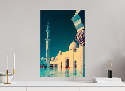 Sheikh Zayed Mosque, Abu Dhabi — Framed Stillness · Limited Edition