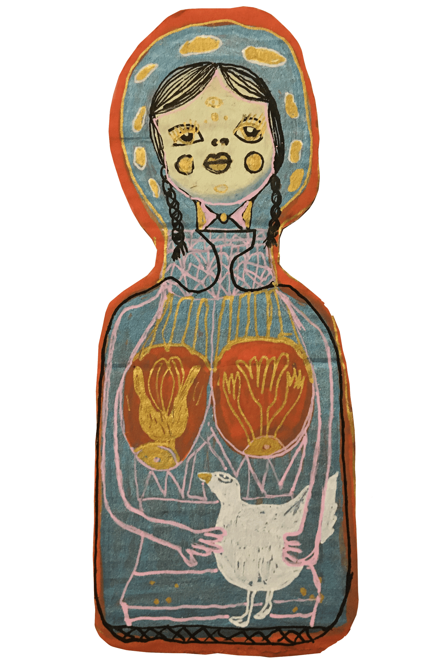 Iconic Mamma Burgunde - Temporary Tattoo