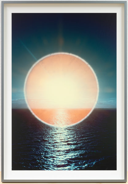 SUN HALO: PLAY OF LIGHT OVER OCEAN WAVES, GERMANY