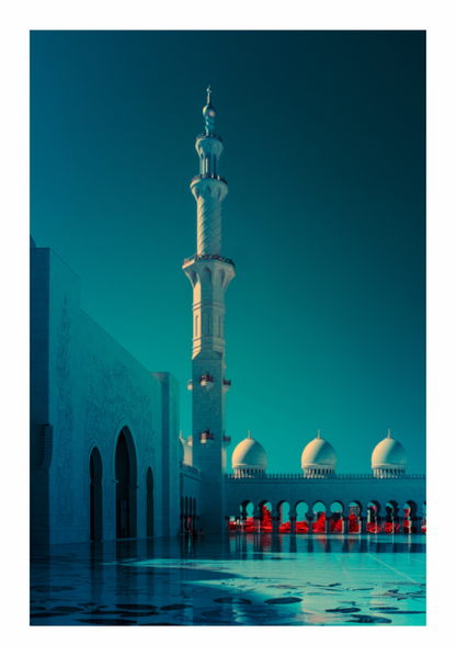 Sheikh Zayed Mosque, Abu Dhabi — Vertical Silence · Limited Edition