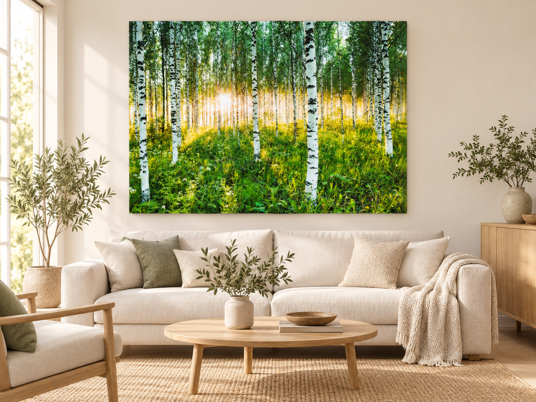 ATMOSPHERIC BIRCH FOREST, FINLAND