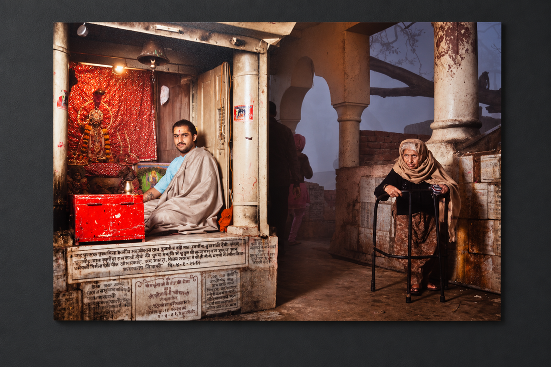 Daily Visit of the Yamuna Temple, India