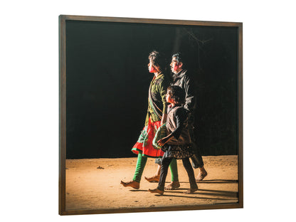 PILGRIMS AT GOVARDHAN 3 , INDIEN