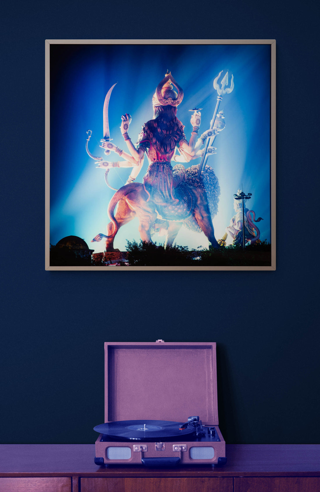 SPIRITUAL ARCHITECTURE DURGA AND HANUMAN, INDIA