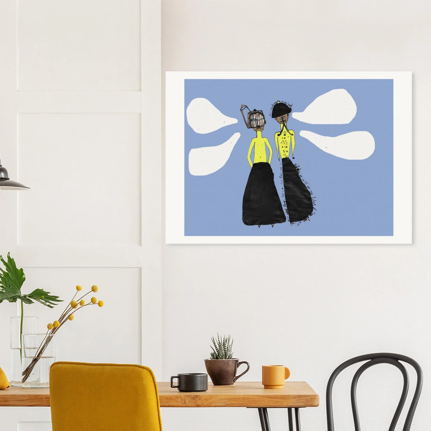 Hybrid Painting by Suntje Sagerer as a curated FLUGPOST entry